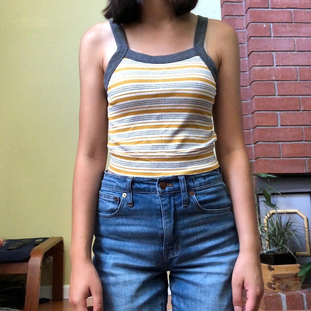 Striped Crop Top